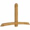 Ekena Millwork Bellingham Rough Sawn Timber Gable Bracket, Western Red Cedar, 108"W x 58"H x 6"D x 6"F, 13/12 Pitch GBW108X58X0606BEL00RWR - alternate 4